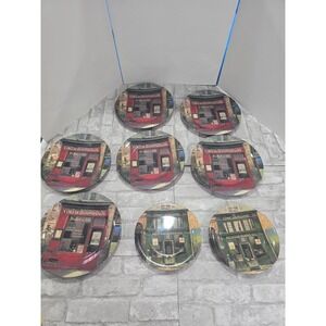 Lot 8 Sakura Storefronts Vins De Bourgogne‎ Dinner Chez Jerome Dessert Melamine